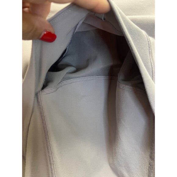 Lululemon Womens Gray Full-Zip Jacket Size 10 With Thumbholes & Pockets - Picture 8 of 9
